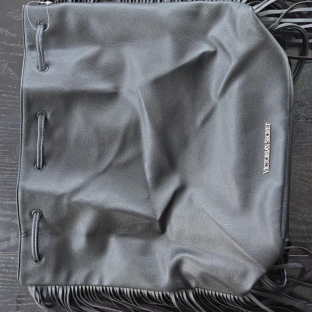 Victorias Secret Drawstring Fringe Backpack - Picture 2 of 7